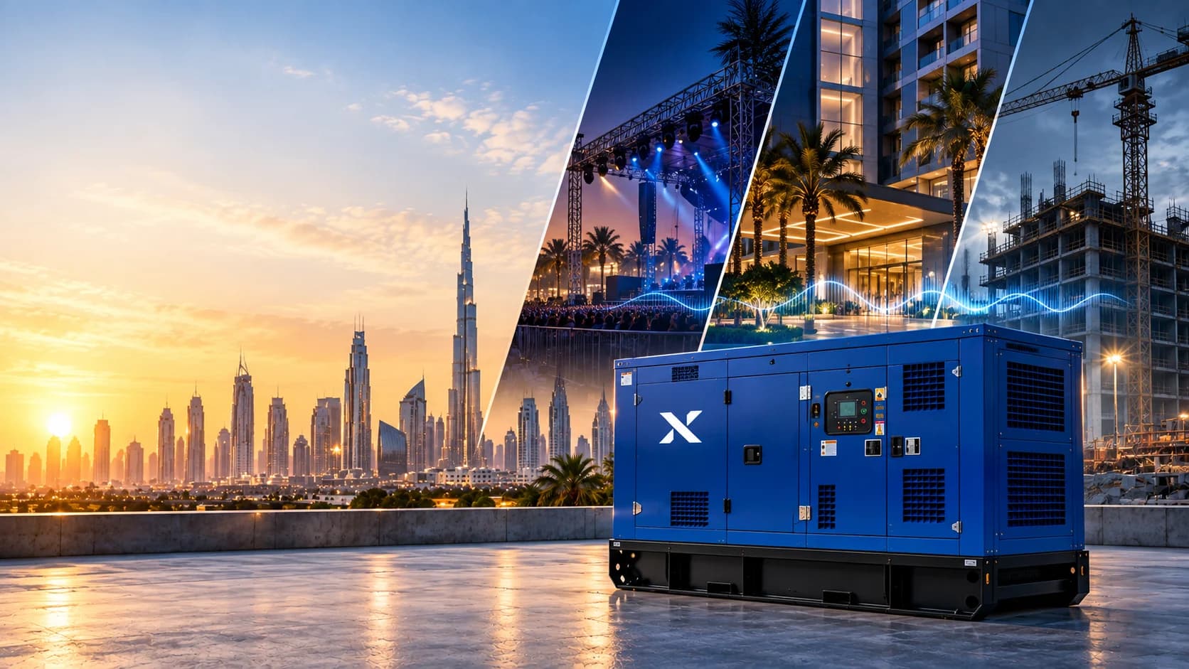 Silent Generator Rental in Dubai: When Do You Need a Soundproof Generator?