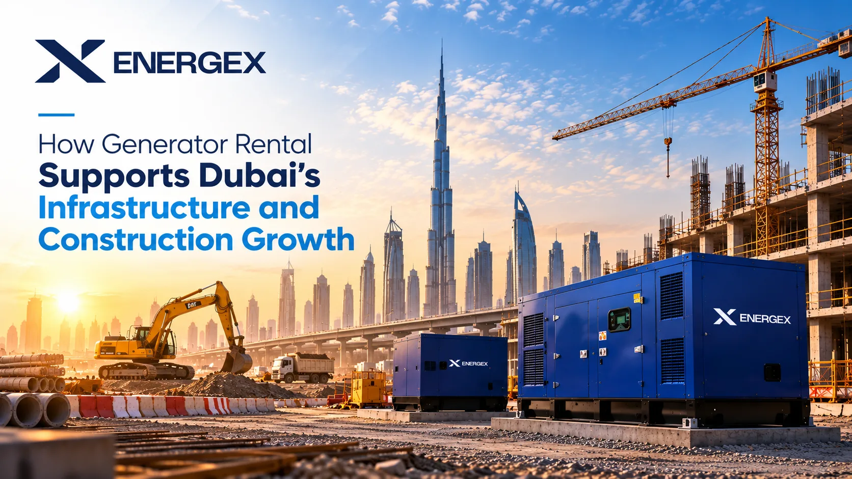 How Generator Rental Supports Dubai's Infrastructure & Construction Growth