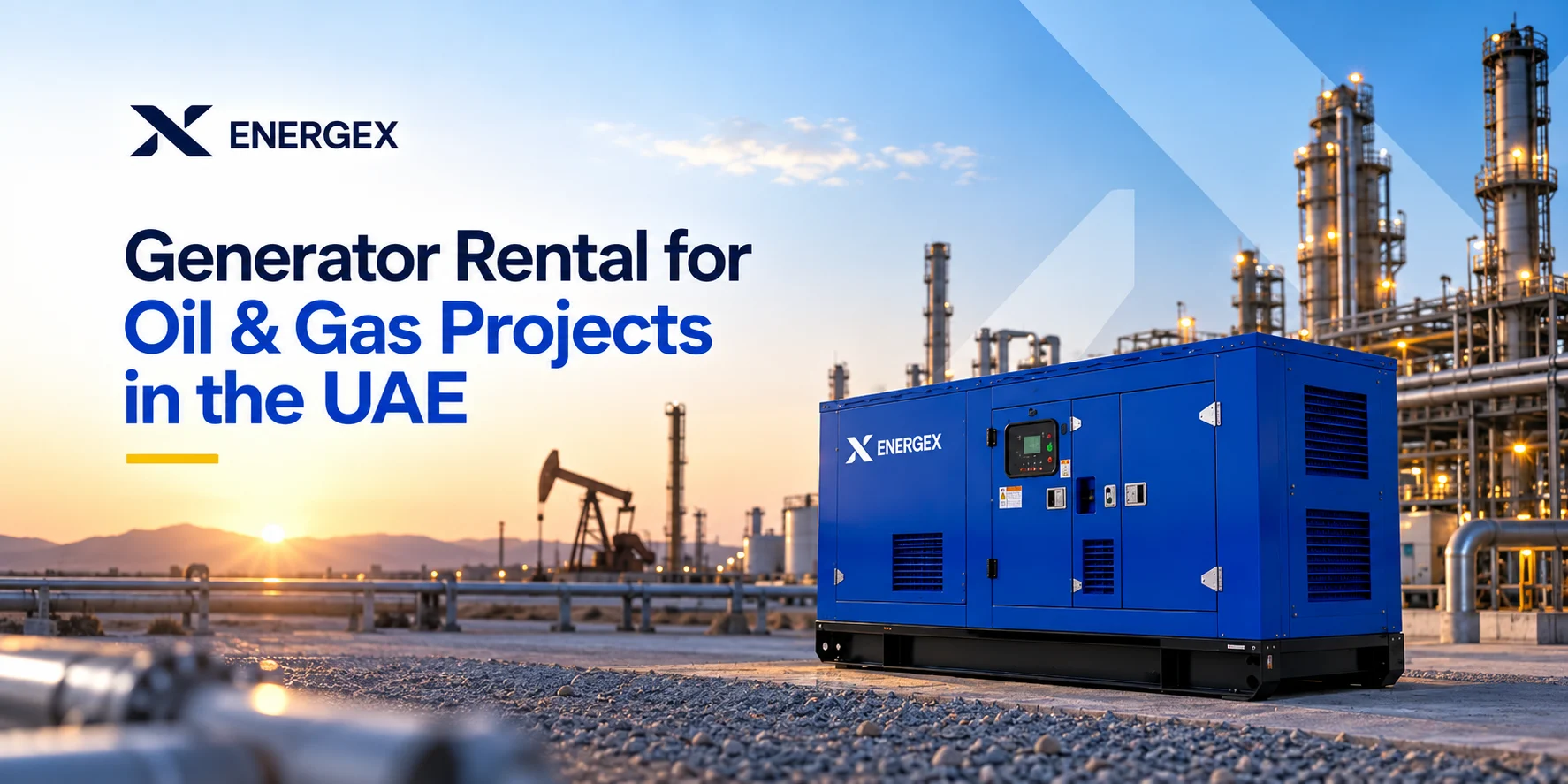 Generator Rental for Oil & Gas Projects in the UAE